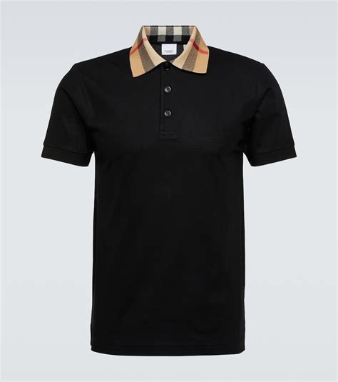 burberry men t shirt black|burberry polo shirts men's outlet.